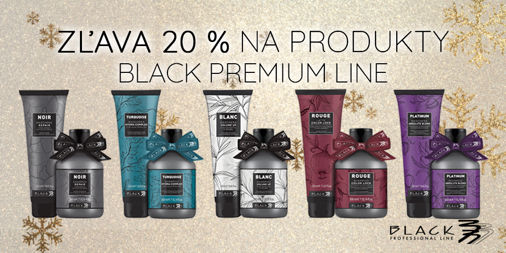 Akcia na vybran produkty Black Professional Premium Line -20%
