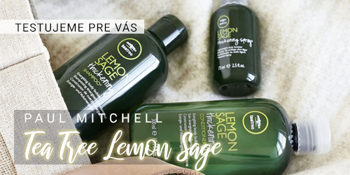 Testujeme pre vs: Paul Mitchell Tea Tree Lemon Sage