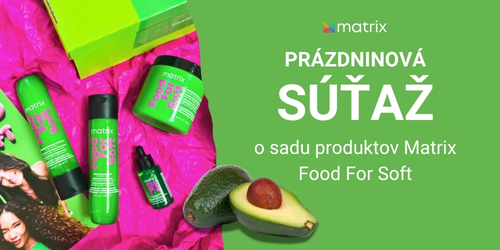 Prázdninová súťaž – vyhrajte kompletnú sadu produktov Matrix Food For Soft v hodnote viac ako 60 €!