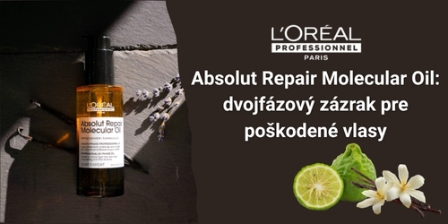 LOral Professionnel Absolut Repair Molecular Oil: dvojfzov zzrak pre pokoden vlasy