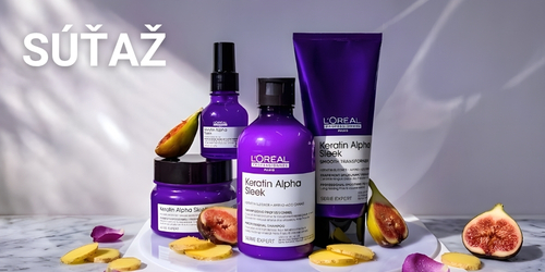 Nov� �ra uhladen�ch vlasov: L�Or�al Professionnel S�ria Expert Keratin Alpha Sleek + SڍA� o sadu produktov v hodnote 99 �