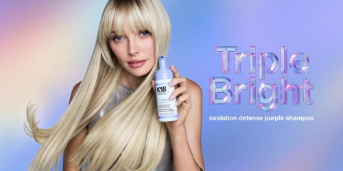 K18 TripleBright Purple Shampoo: Penov� fialov� �amp�n novej gener�cie pre dokonale �ist� blond
